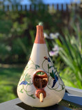 Ivy Songbird Feeder handcrafted ceramic hanging bird feeder Garden Route South Africa