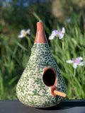 The Wildflower Feeder handcrafted ceramic hanging bird feeder Garden Route South Africa