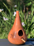 The Sunset Feeder handcrafted ceramic hanging bird feeder Garden Route South Africa