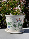 Handcrafted ceramic herb pot