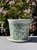 Handcrafted ceramic herb pot